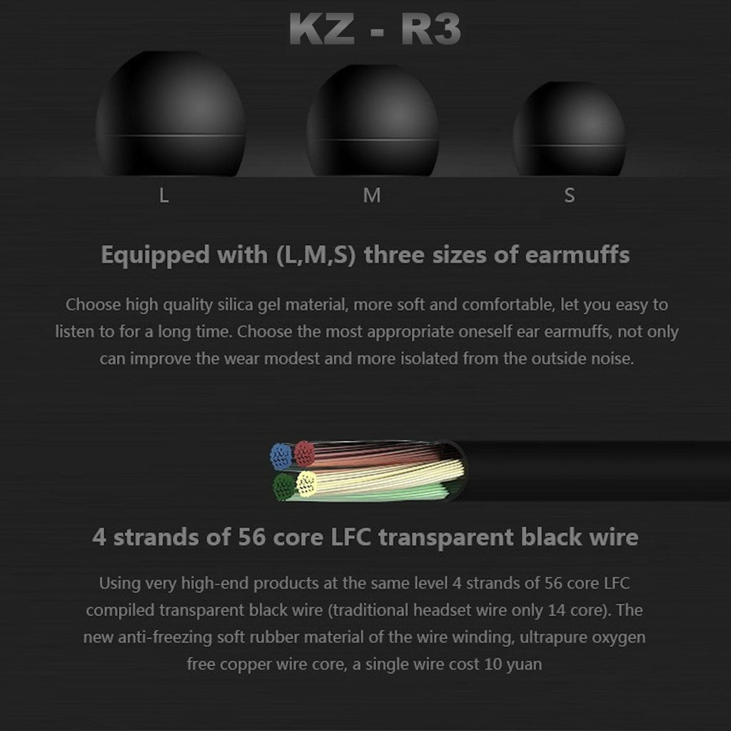 KZ R3 Professional Metal In-Ear-Kopfhörer