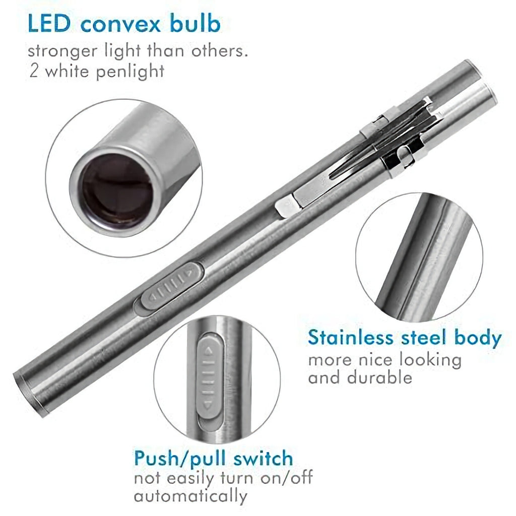 Diagnostikleuchte Pupillenleuchte Medizinische Penlight Stift Lampe Taschenlampe - 3KShop.de