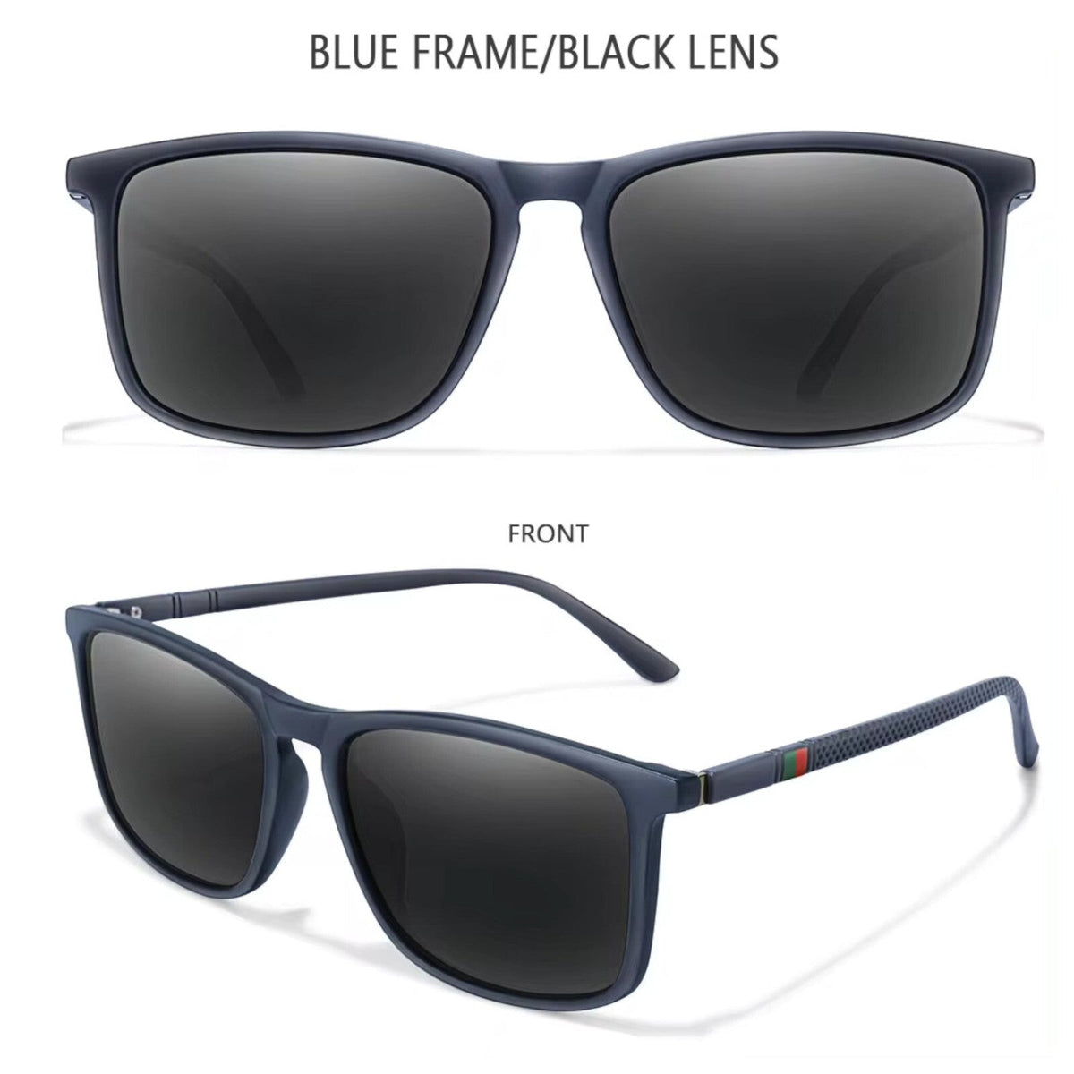 Matt-blaue polarisierte Sonnenbrille