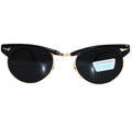 Schwarz-goldene Vintage Sonnenbrille