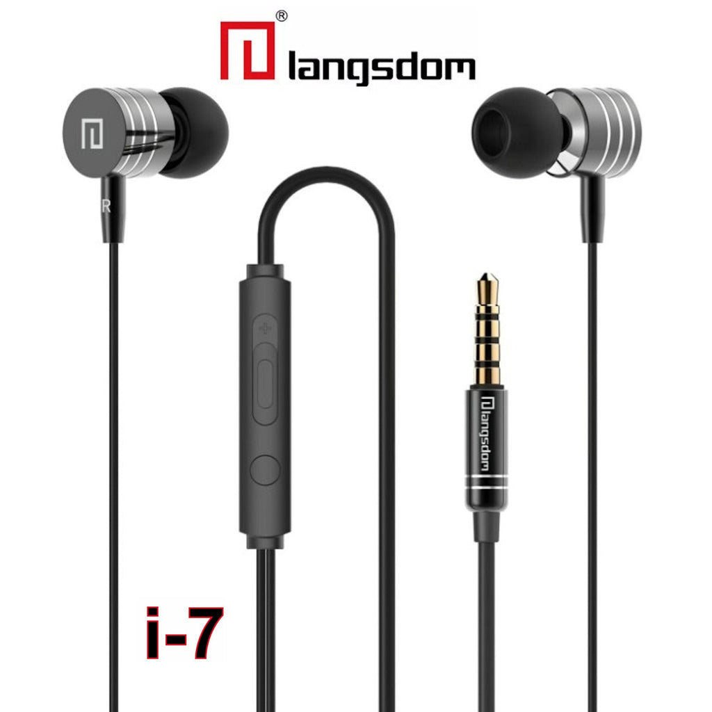 Langsdom i-7 Metall-In-Ear-Headset