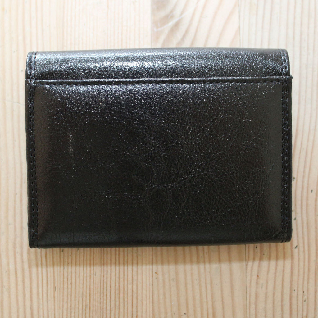 Portemonnaie Geldbörse Brieftasche Leder Schwarz 1915AR - 3KShop.de