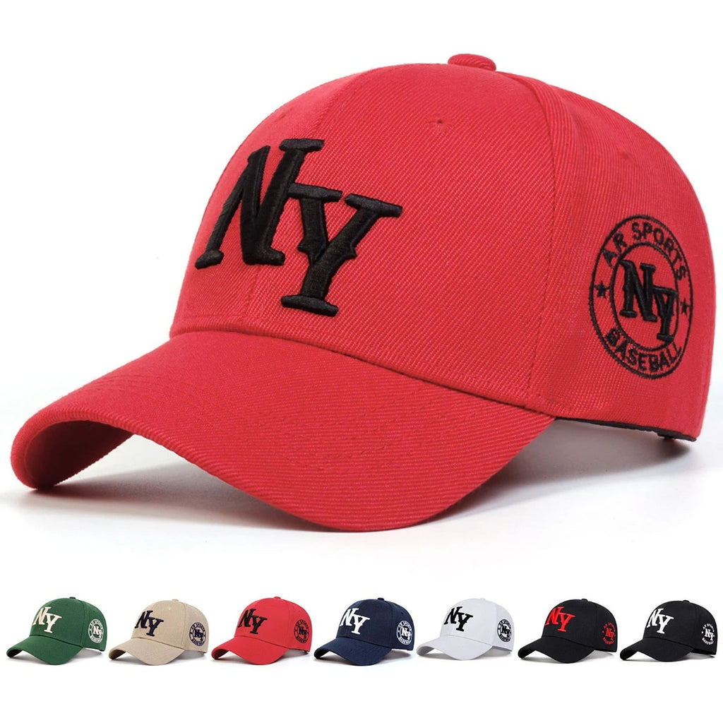 New York Vintage Basecap mit Retro-Stickerei
