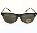 Schwarze Vintage-Retro-Sonnenbrille im Unisex-Design