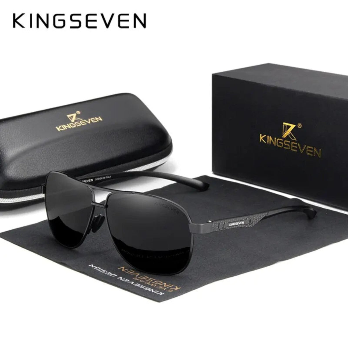 Kingseven N7188 polarisierte Piloten-Sonnenbrille