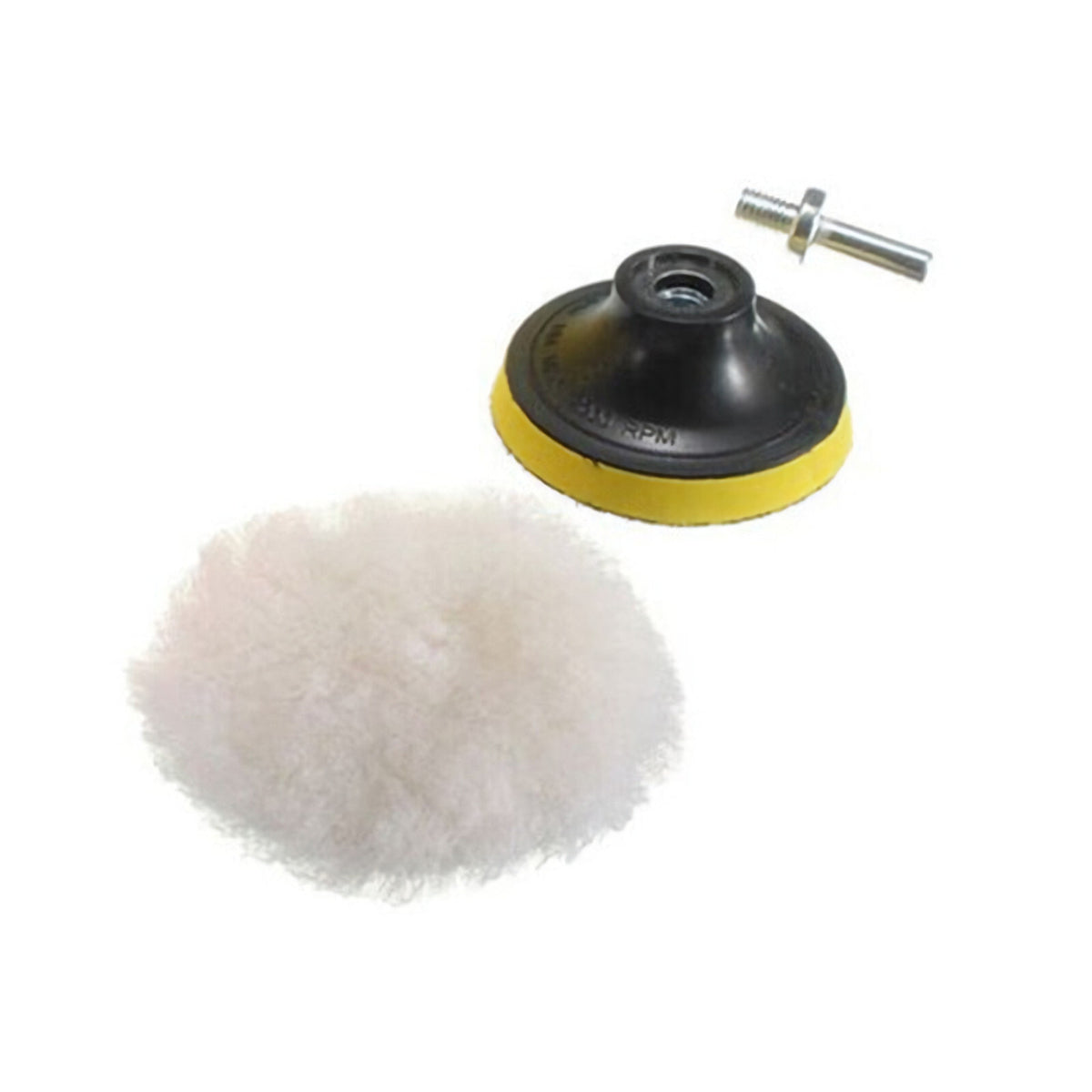 Polierteller Polier Set Polierpads Klett Schwamm Polierscheibe 11 teilig 80mm - 3KShop.de