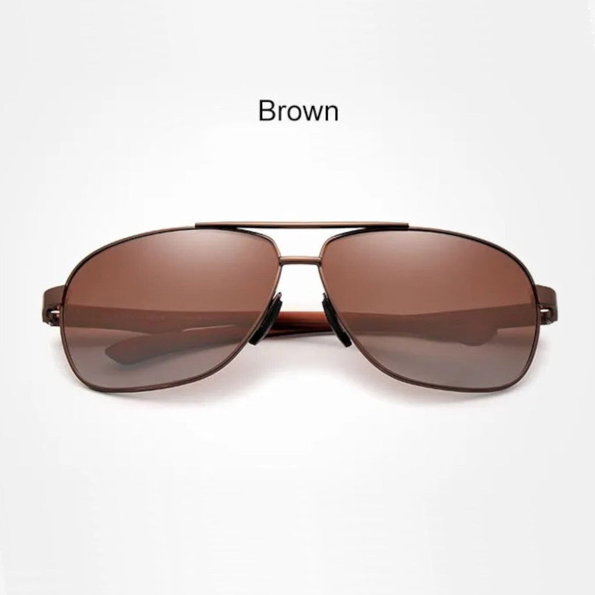 Braune Kingseven N7188 polarisierte Piloten-Sonnenbrille