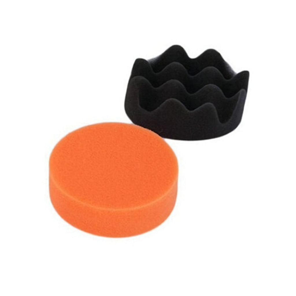 Polierteller Polier Set Polierpads Klett Schwamm Polierscheibe 11 teilig 80mm - 3KShop.de