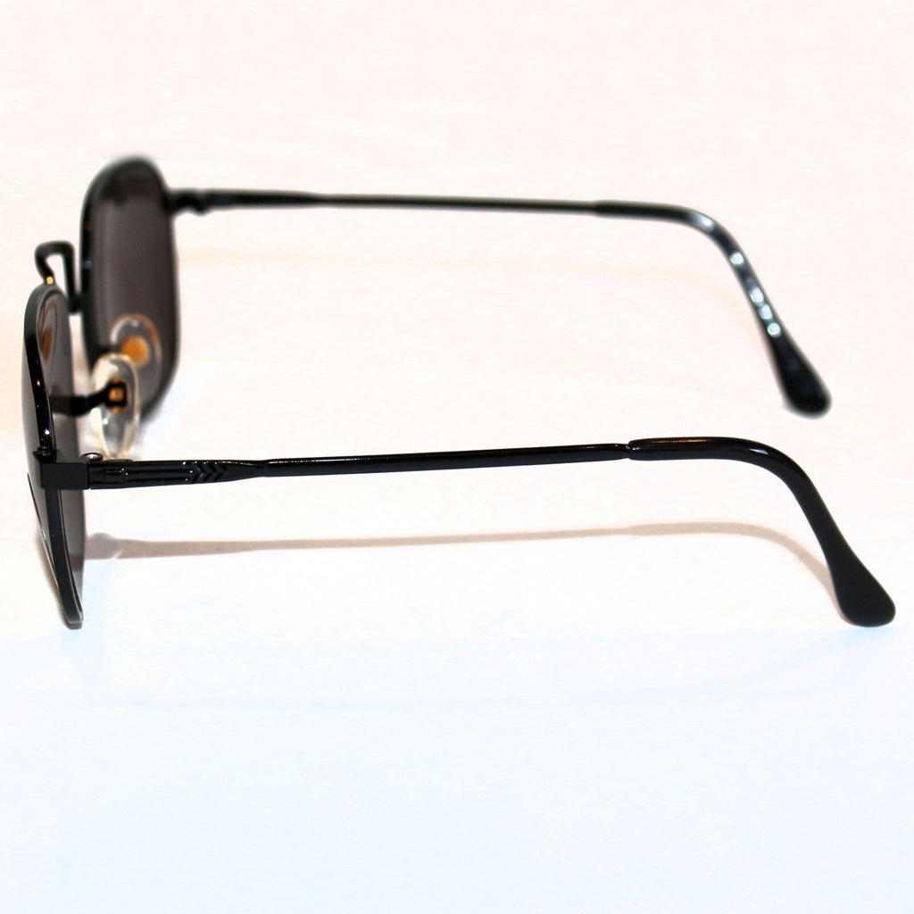 Schwarz-goldene Vintage-Retro-Sonnenbrille Unisex