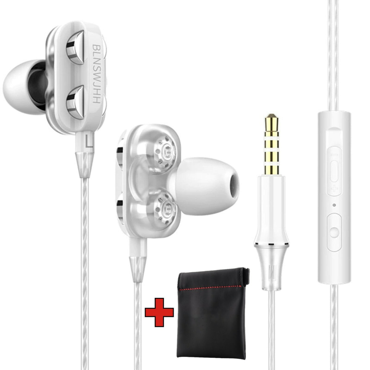 Super Bass In-Ear Doppeltreiber Kopfhörer X12 Ohrhörer Earphone Headset - 3KShop.de