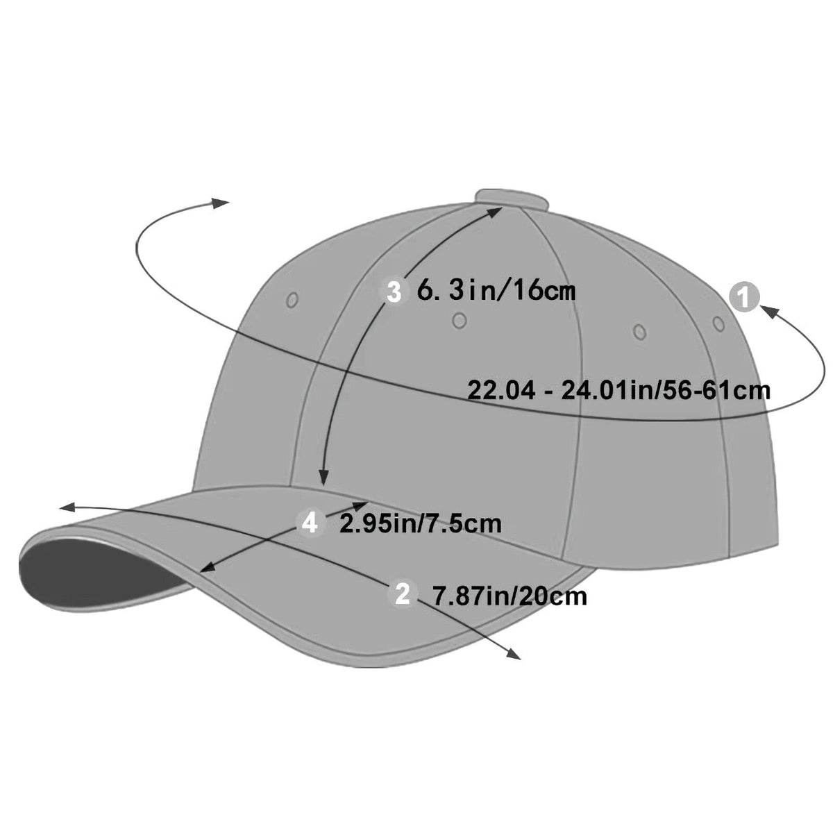 Unisex Graffiti-Basecap aus Baumwolle