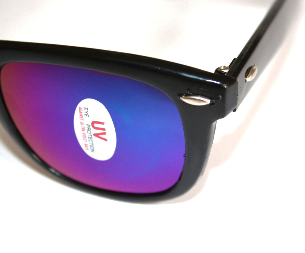 Blau verspiegelte Blues-Brothers Sonnenbrille
