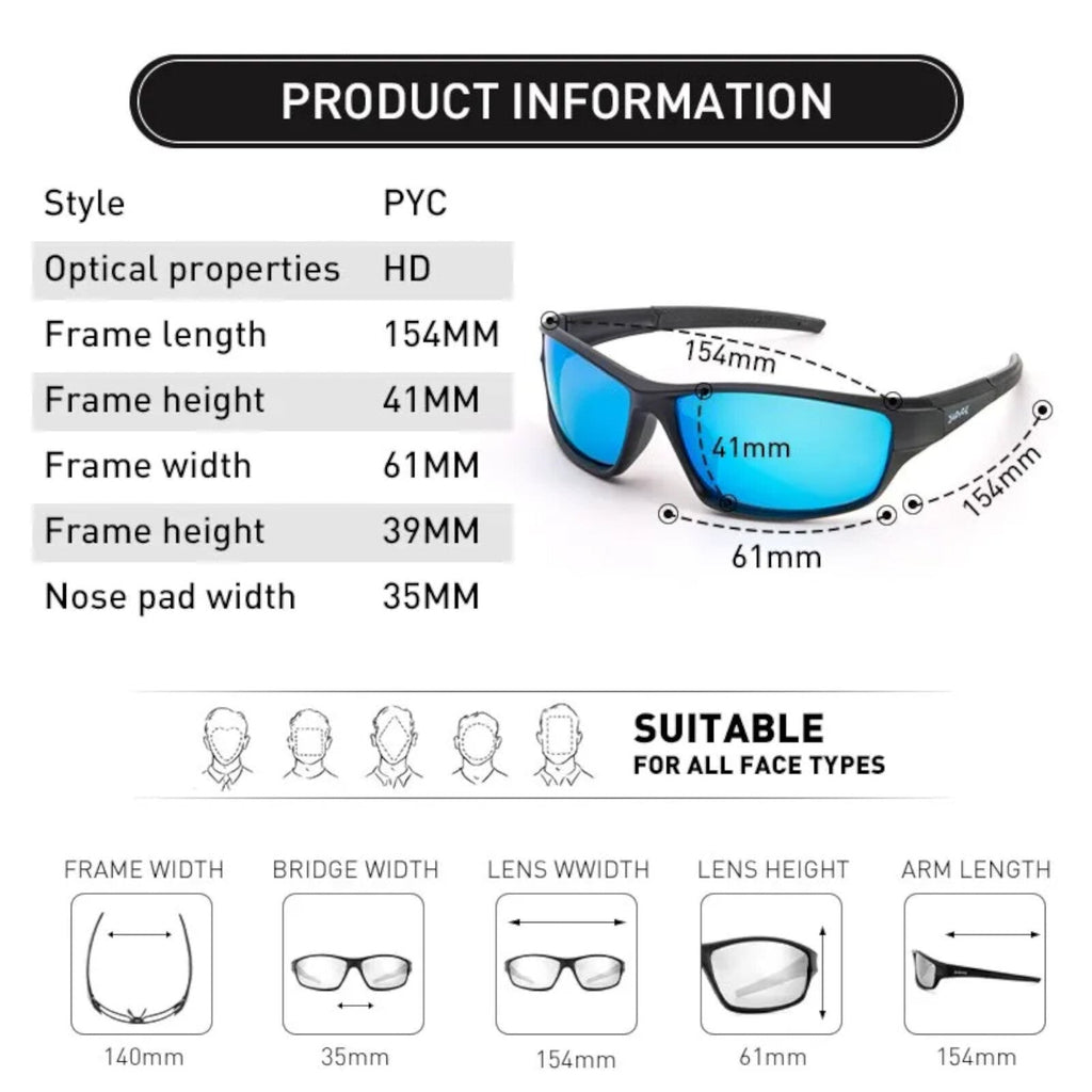 Sport-Sonnenbrille X17 mit blauen Spiegelgläsern
