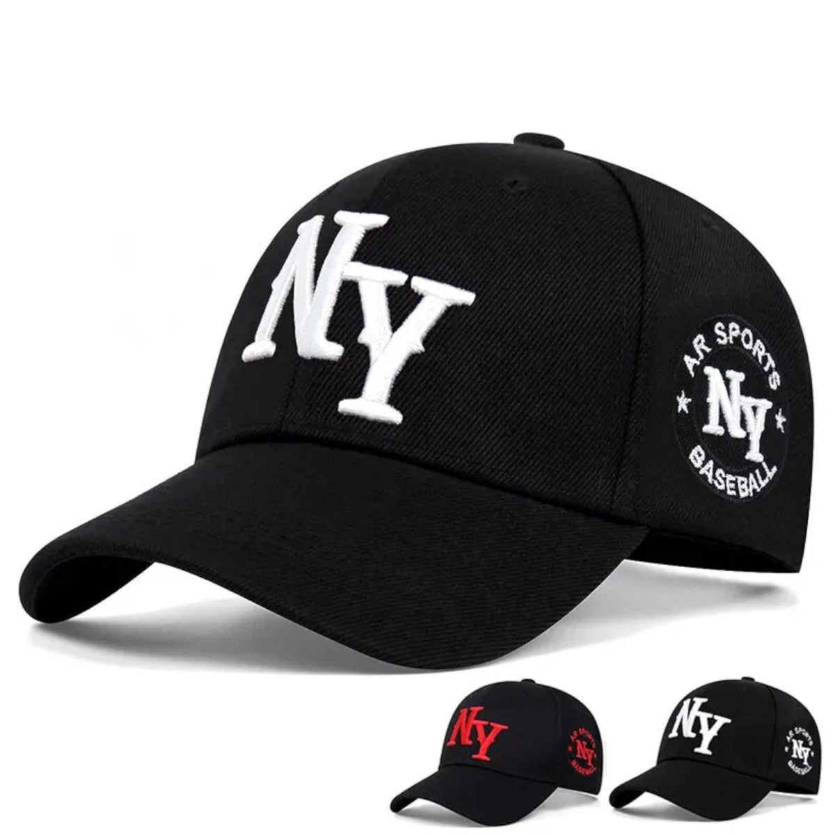 New York Vintage Basecap mit Retro-Stickerei