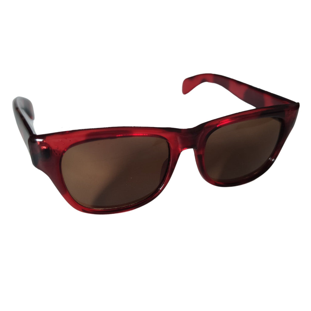 Braune Cat-Eye-Sonnenbrille im Tigerlook