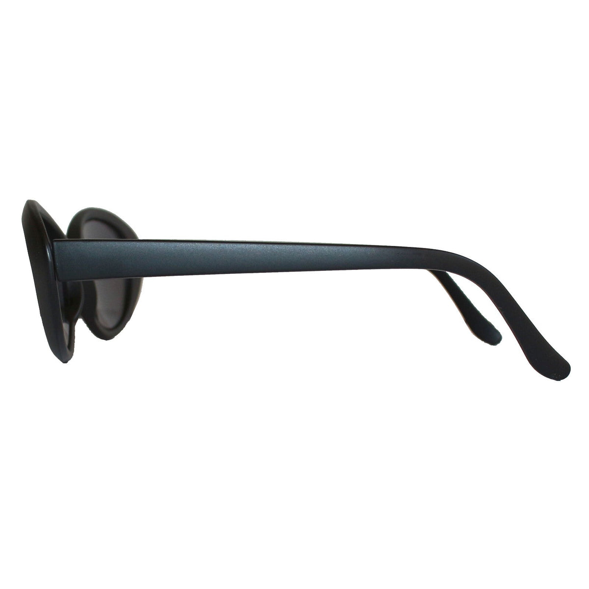 Mattschwarze Cat-Eye-Sonnenbrille