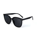Schwarze Oversized Cat-Eye-Sonnenbrille