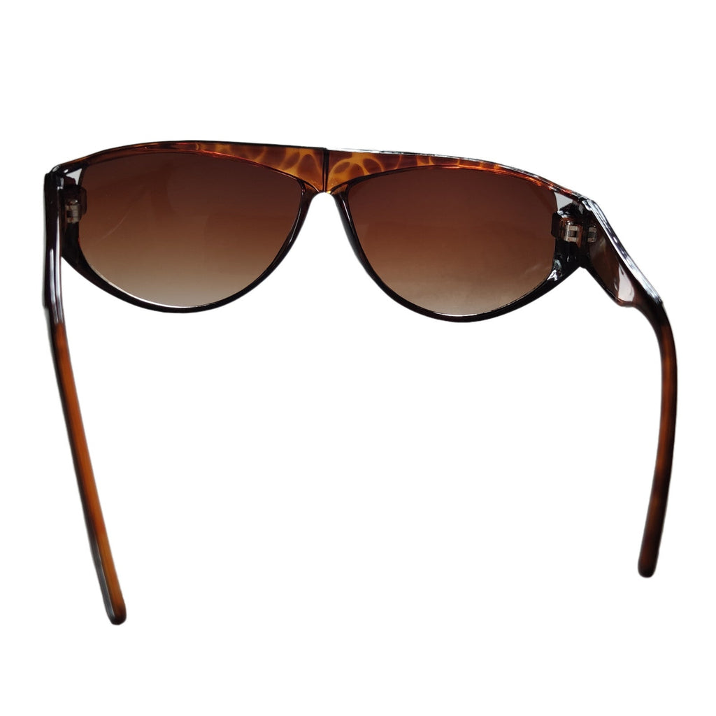 Braun getigerte Designer Damen-Sonnenbrille