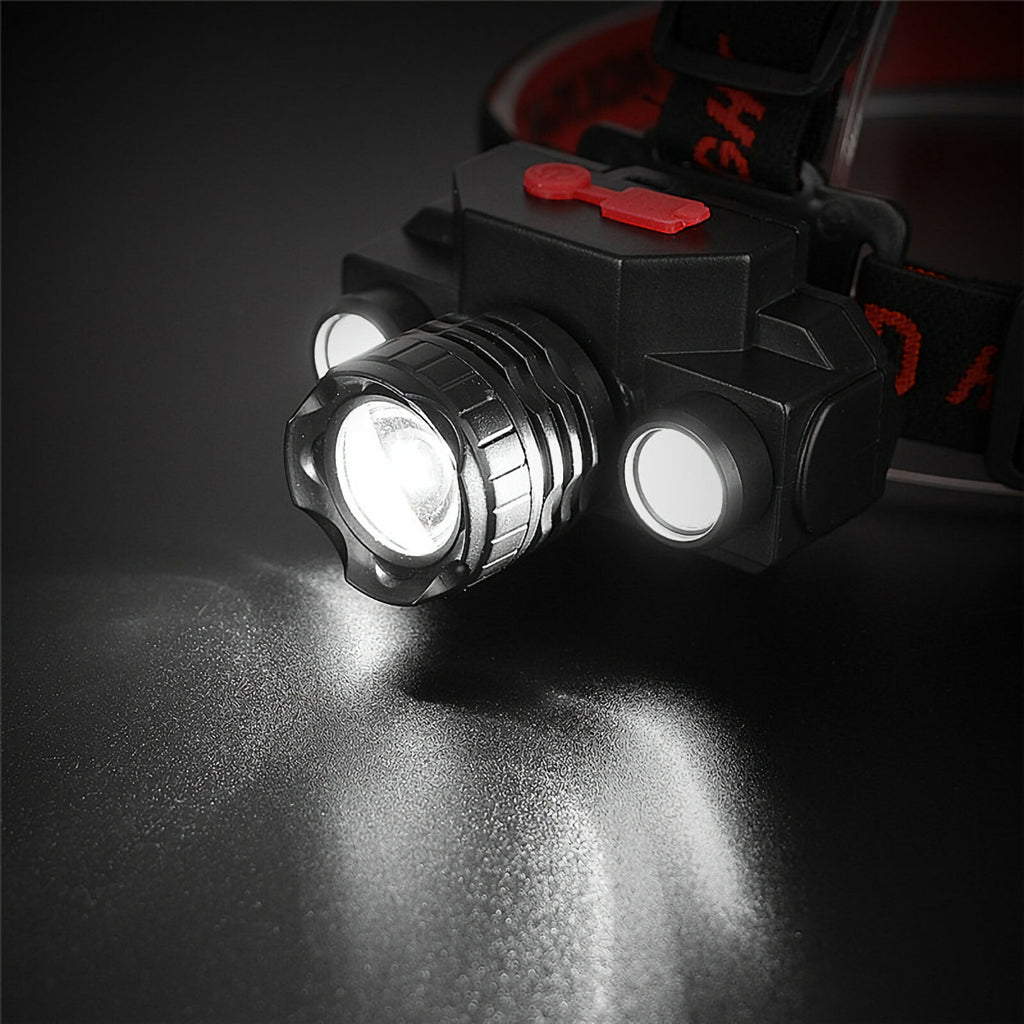 Superhelle LED Scheinwerfer Stirnlampe USB wiederaufladbare Nachtlampe T01 - 3KShop.de