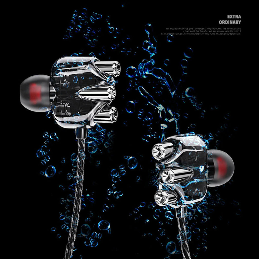 3K X30 In-Ear-Headset mit Mikrofon und Tasche