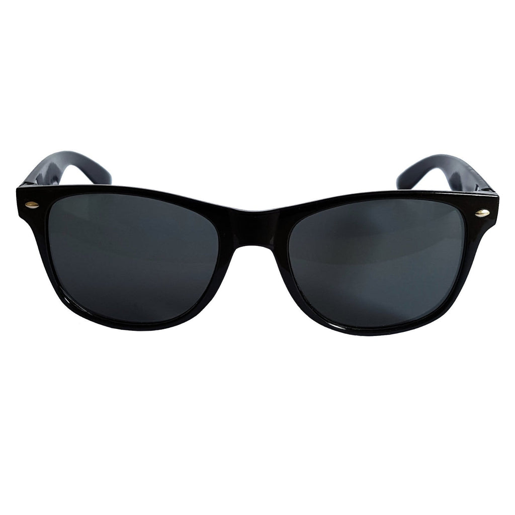 Schwarze Blues-Brothers Sonnenbrille extra-dunkel