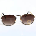 Gold-schwarze Vintage-Retro-Sonnenbrille Unisex