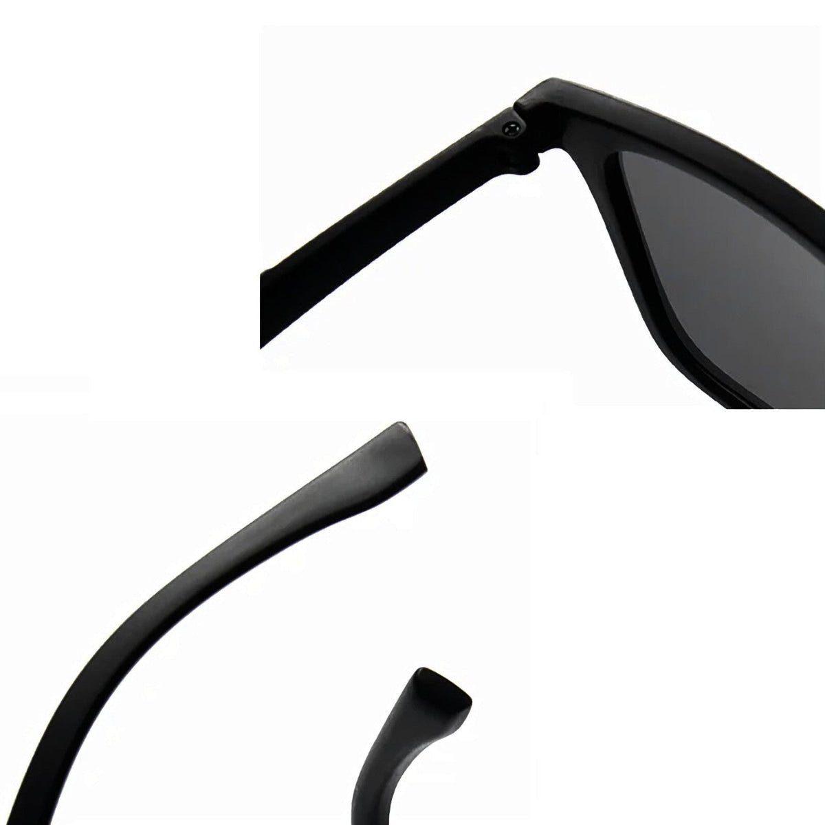 Schwarze Oversized Vintage Sonnenbrille