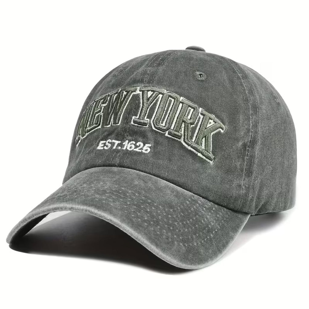 New York Vintage Basecap mit Retro-Stickerei