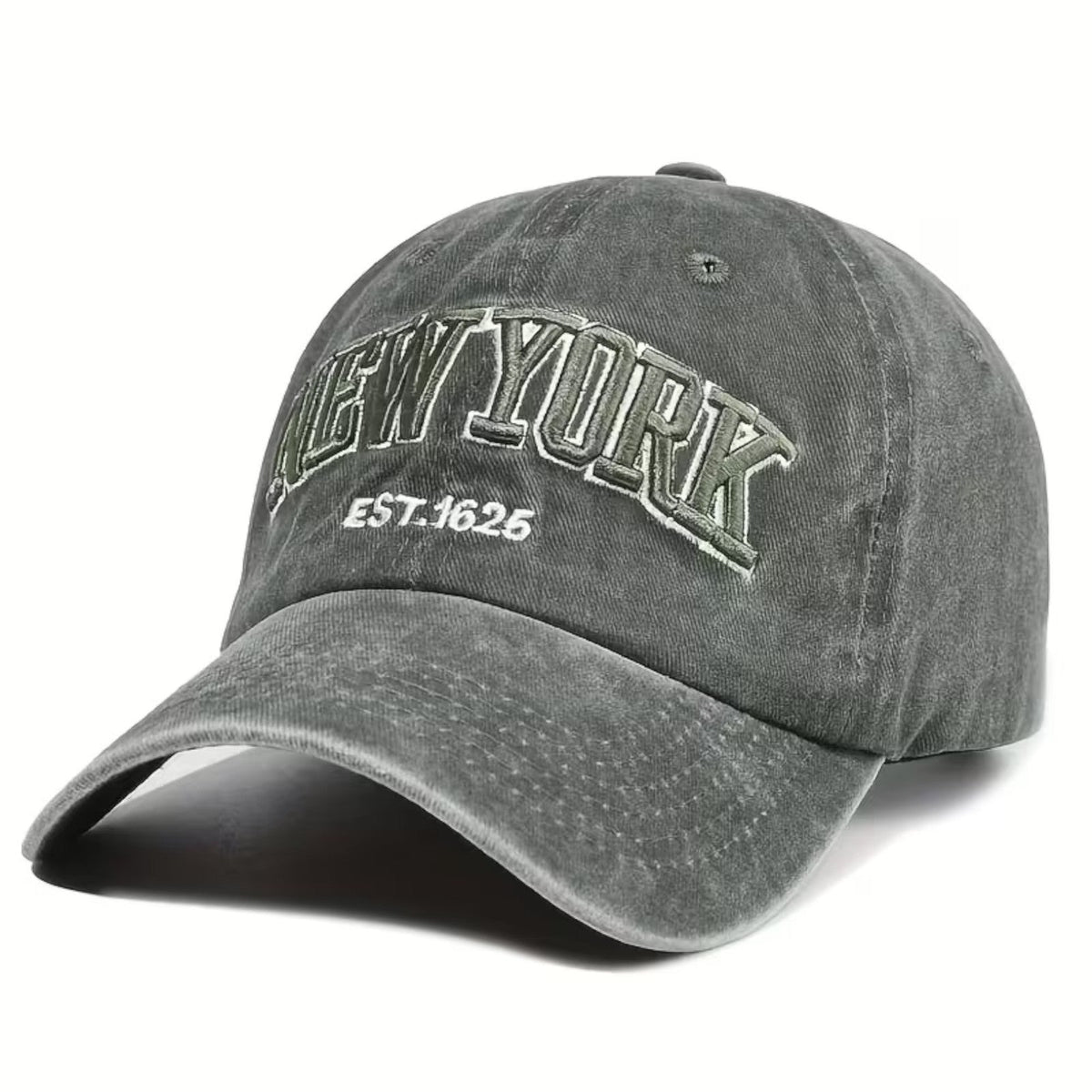 New York Vintage Basecap mit Retro-Stickerei