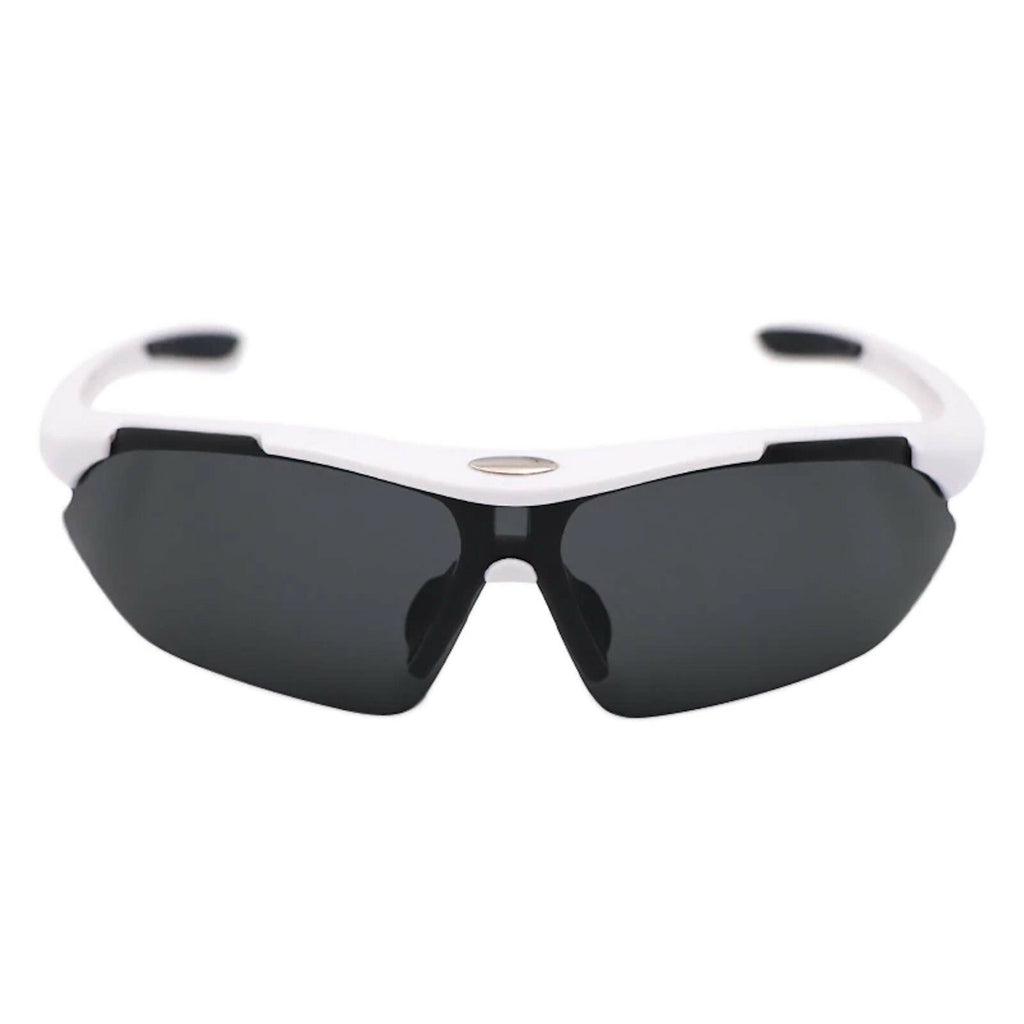 Weiße polarisierte Sport-Sonnenbrille X4