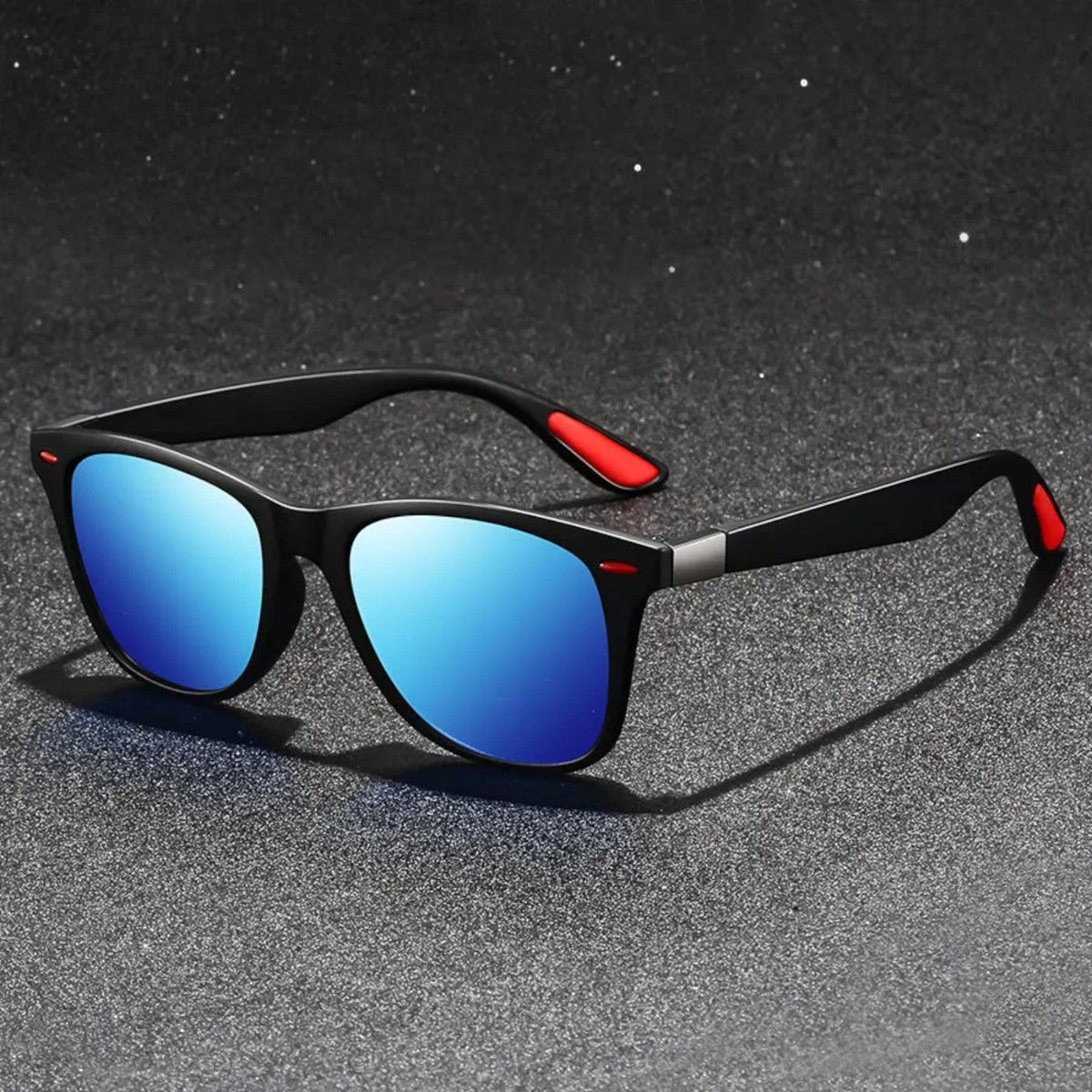 Matt-schwarze polarisierte Blues-Brothers Sonnenbrille