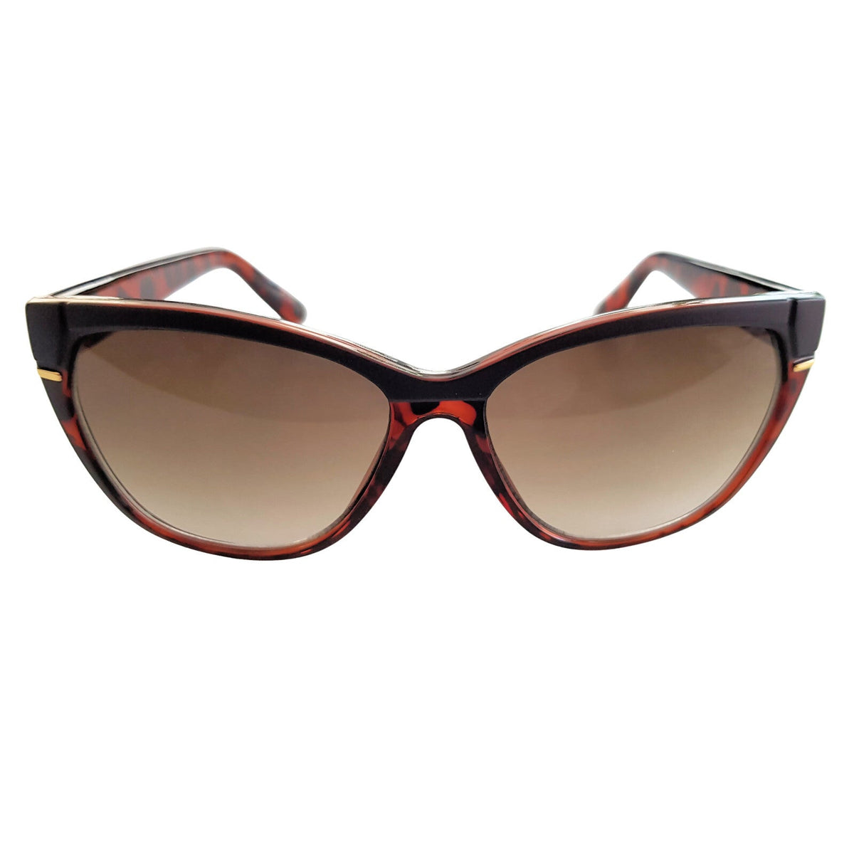 Braune Designer Damen-Sonnenbrille im Tigerlook