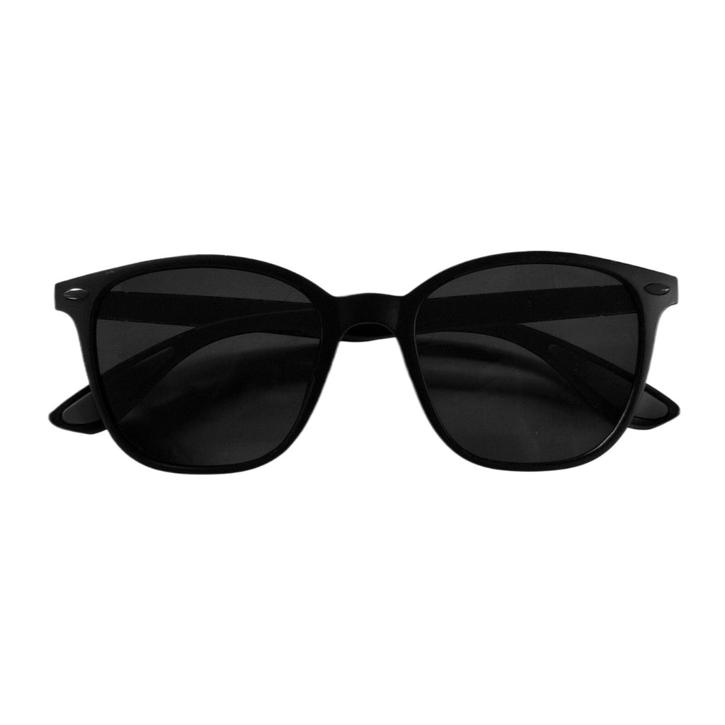 Mattschwarze polarisierte Blues-Brothers-Sonnenbrille