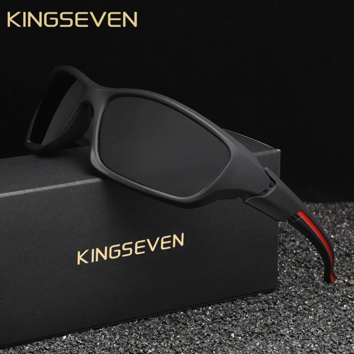 Kingseven S768 polarisierte Biker-Sonnenbrille
