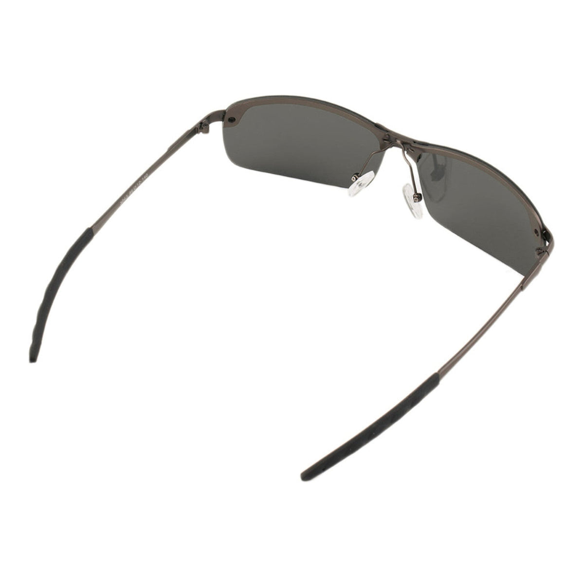 Gunmetal Matrix-Sonnenbrille mit polarisierten Gläsern