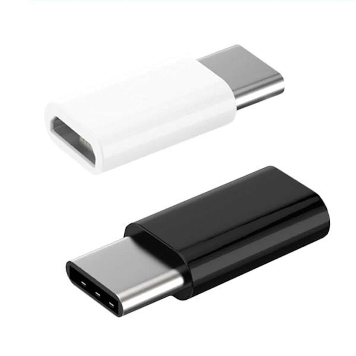 ORIGINAL MicroUSB > USB-C Ladekabel Adapter Samsung S8 S9 A5 Sony Huawei HTC LG - 3KShop.de