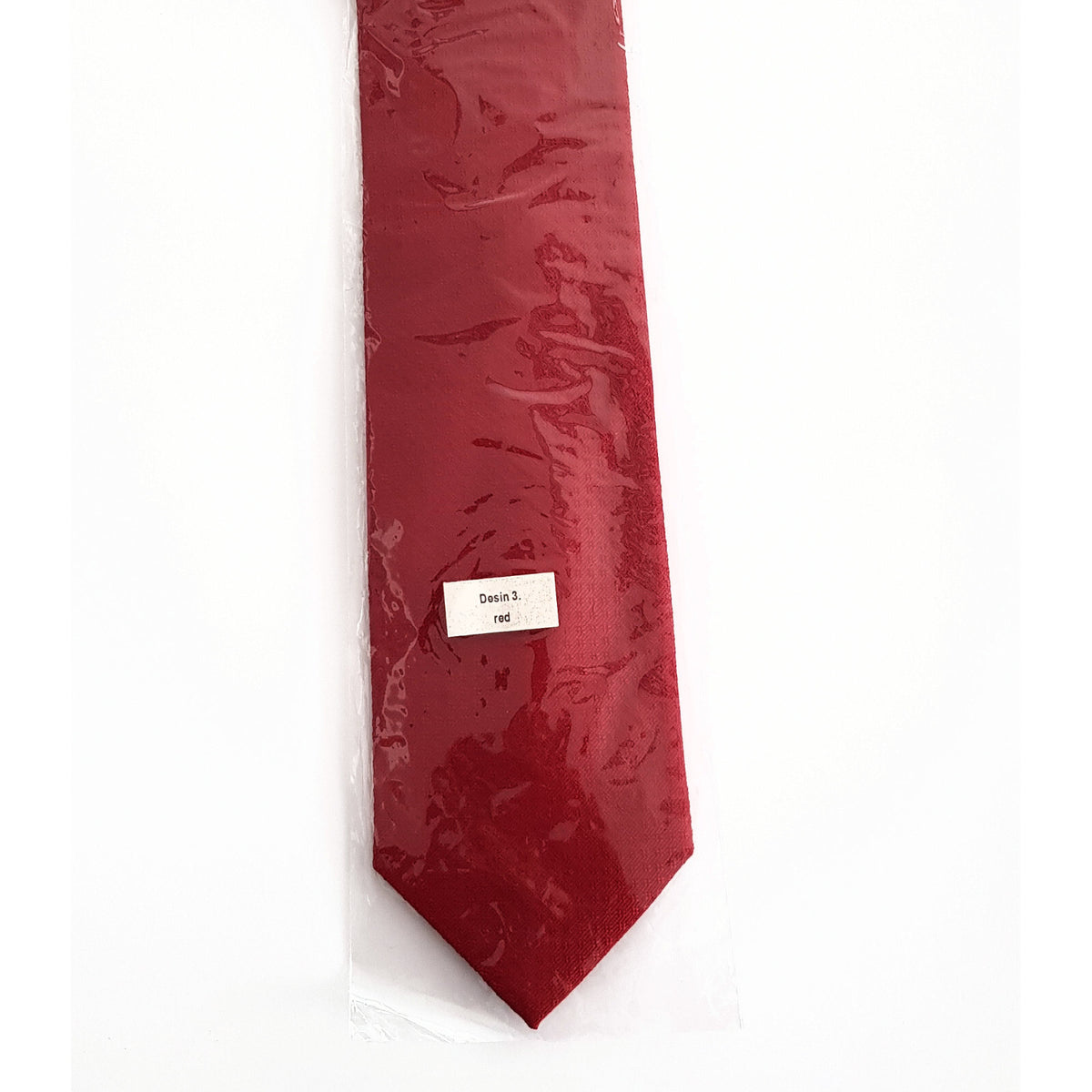 Original Mijas Herren Anlass / Business Krawatte - Rot uni - 3KShop.de