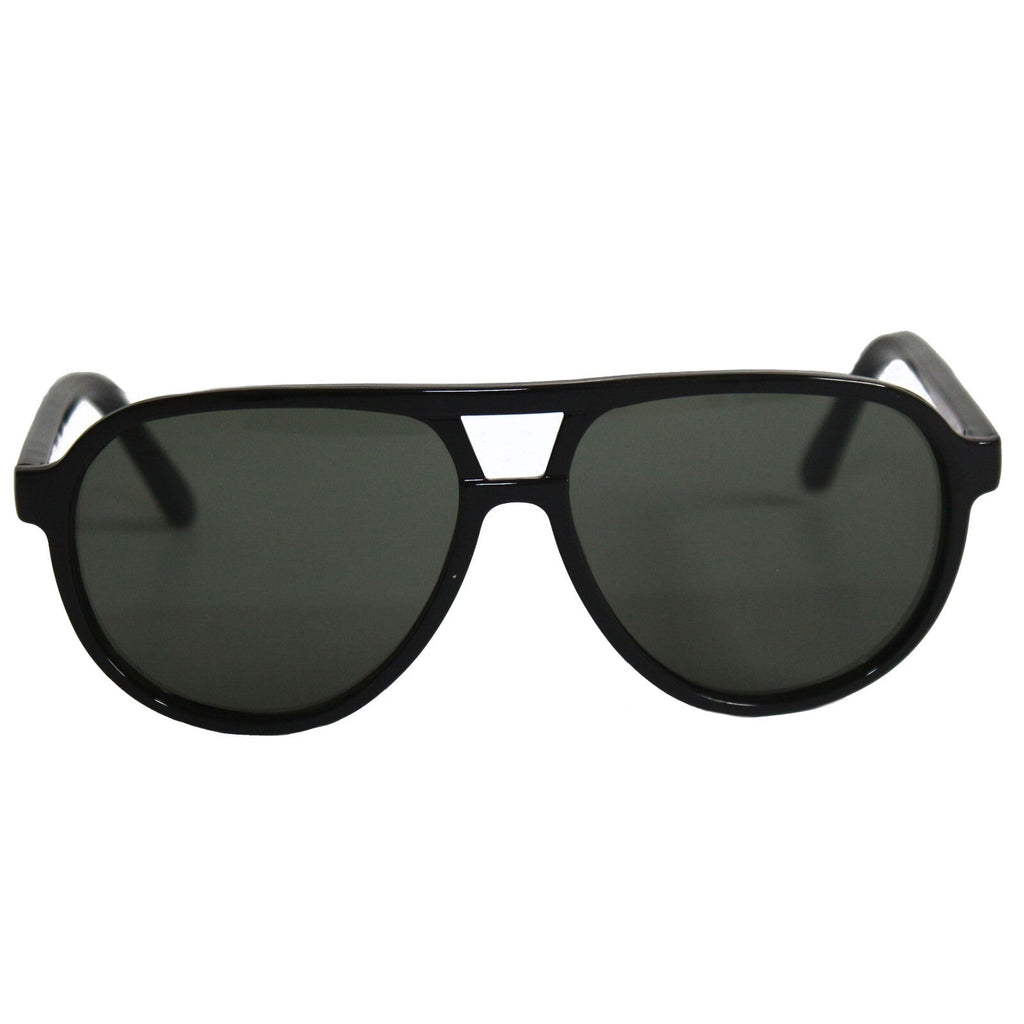 Schwarze Designer Unisex-Sonnenbrille