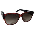 Braun getigerte Designer Damen-Sonnenbrille