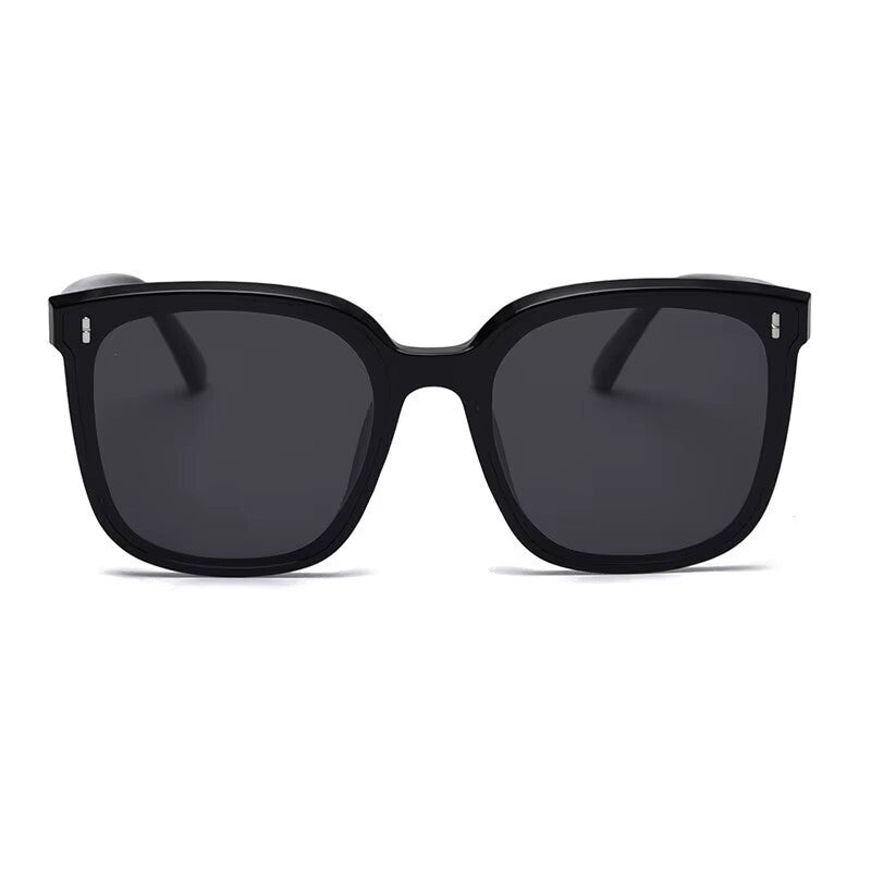 Schwarze Oversized Designer-Sonnenbrille