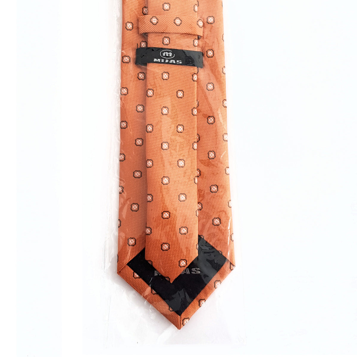 Original Mijas Herren Anlass / Business Krawatte - Orange - 3KShop.de