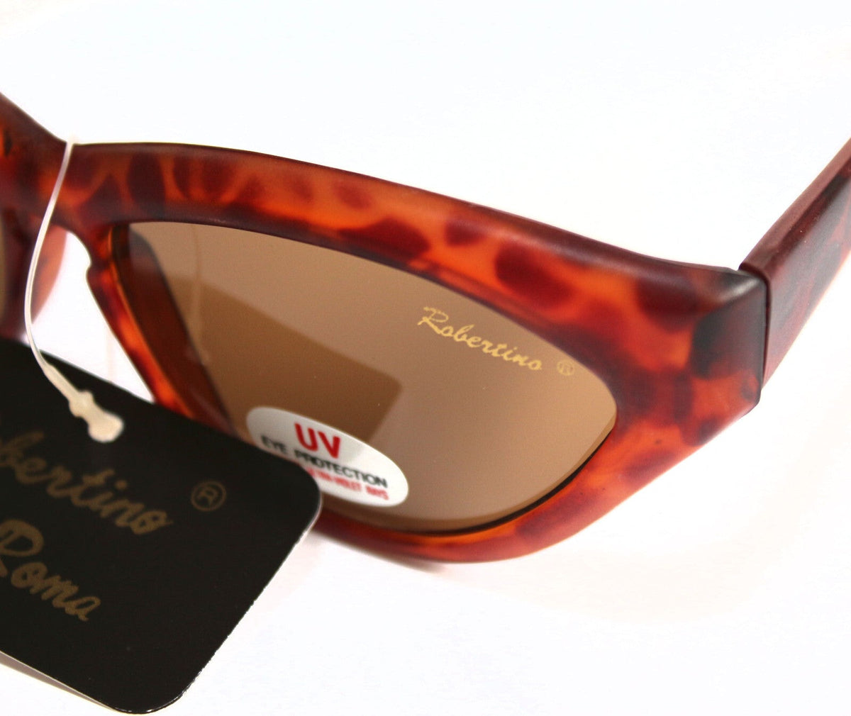 Robertino Damen-Sonnenbrille im braunen Tigerlook