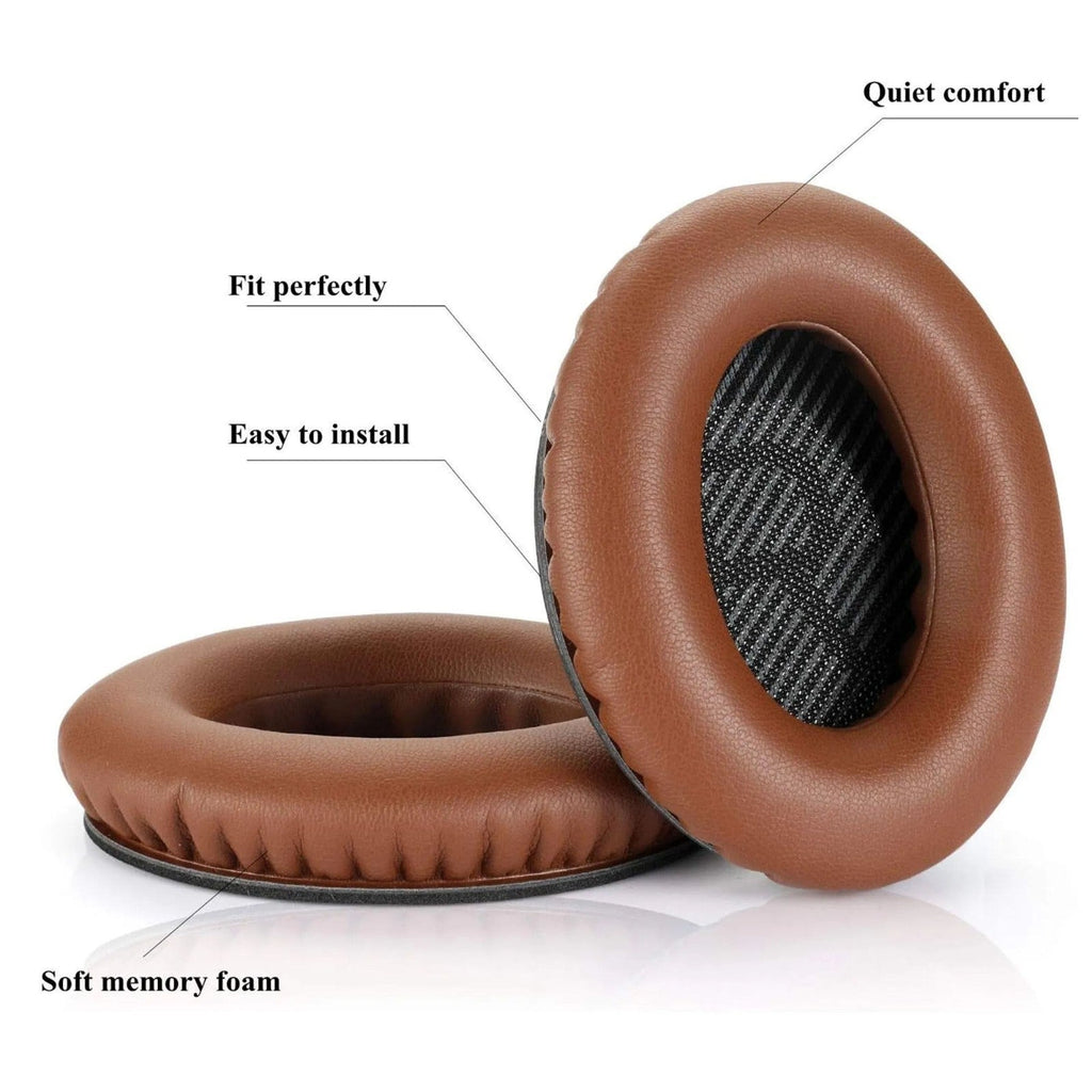 Ohrpolster für Bose QuietComfort QC35 QC15 QC45 QC25 Q35 II Braun - 3KShop.de