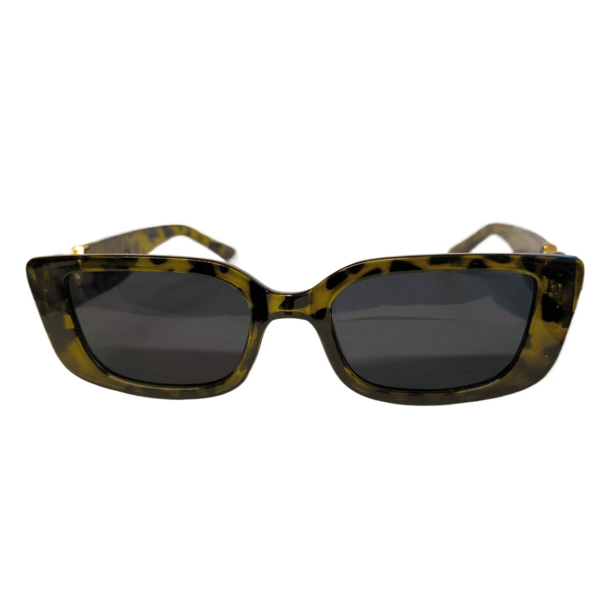 Grün-schwarze Cat-Eye-V-Sonnenbrille