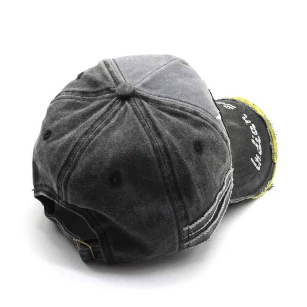 Schwarz-graue Black Rebel Vintage-Basecap