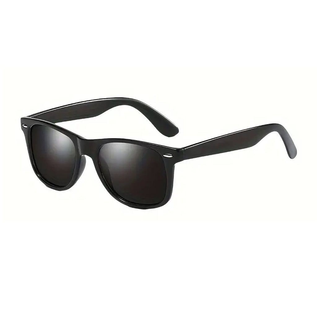 Schwarze Blues-Brothers Sonnenbrille extra-dunkel