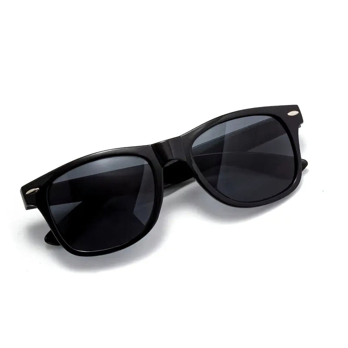 Glänzend schwarze Retro-Partybrille