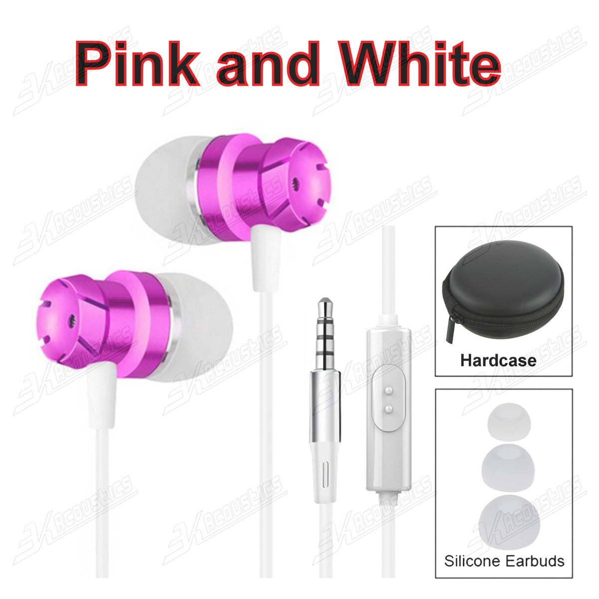 Super Bass Turbine Metall Kopfhörer In-Ear Headset Ohrhörer mit Mikrofon +Tasche - 3KShop.de