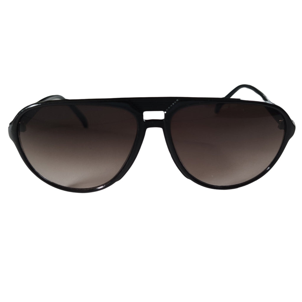 Schwarze Designer Unisex-Sonnenbrille