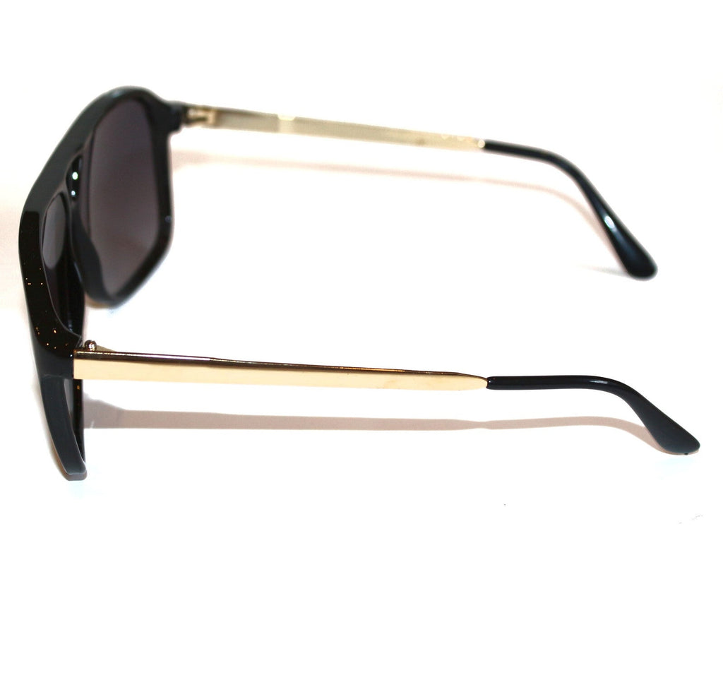 Schwarze Designer Unisex-Sonnenbrille